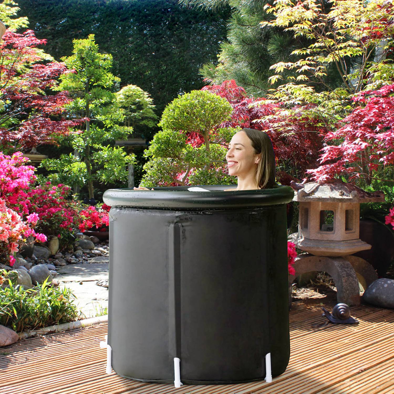 Premium Ice Bath Tub 97Gal Cold Plunge Portable Recovery Tub