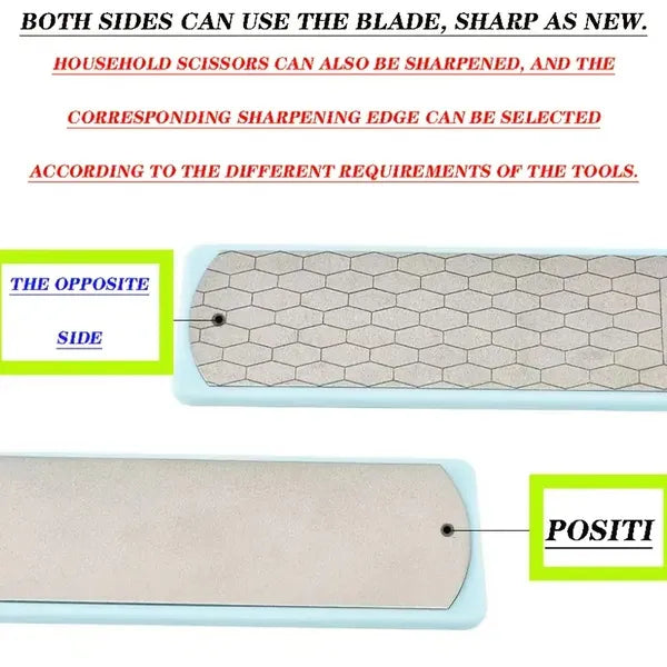 Diamond Knife Sharpening Stone Double Sided Coarse and Fine Grit