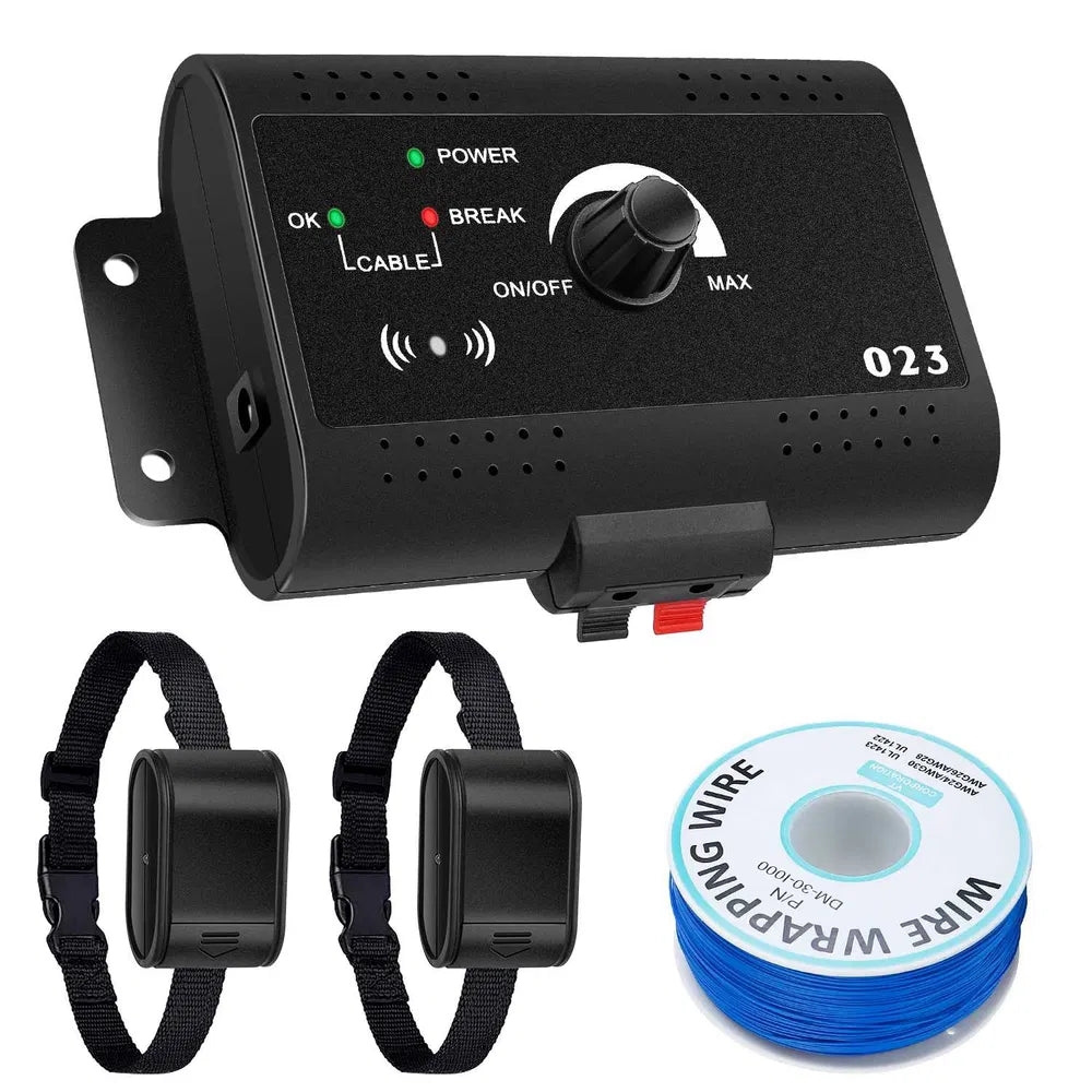 Electric Dog Fence System with Collar and Wire Multiple Options