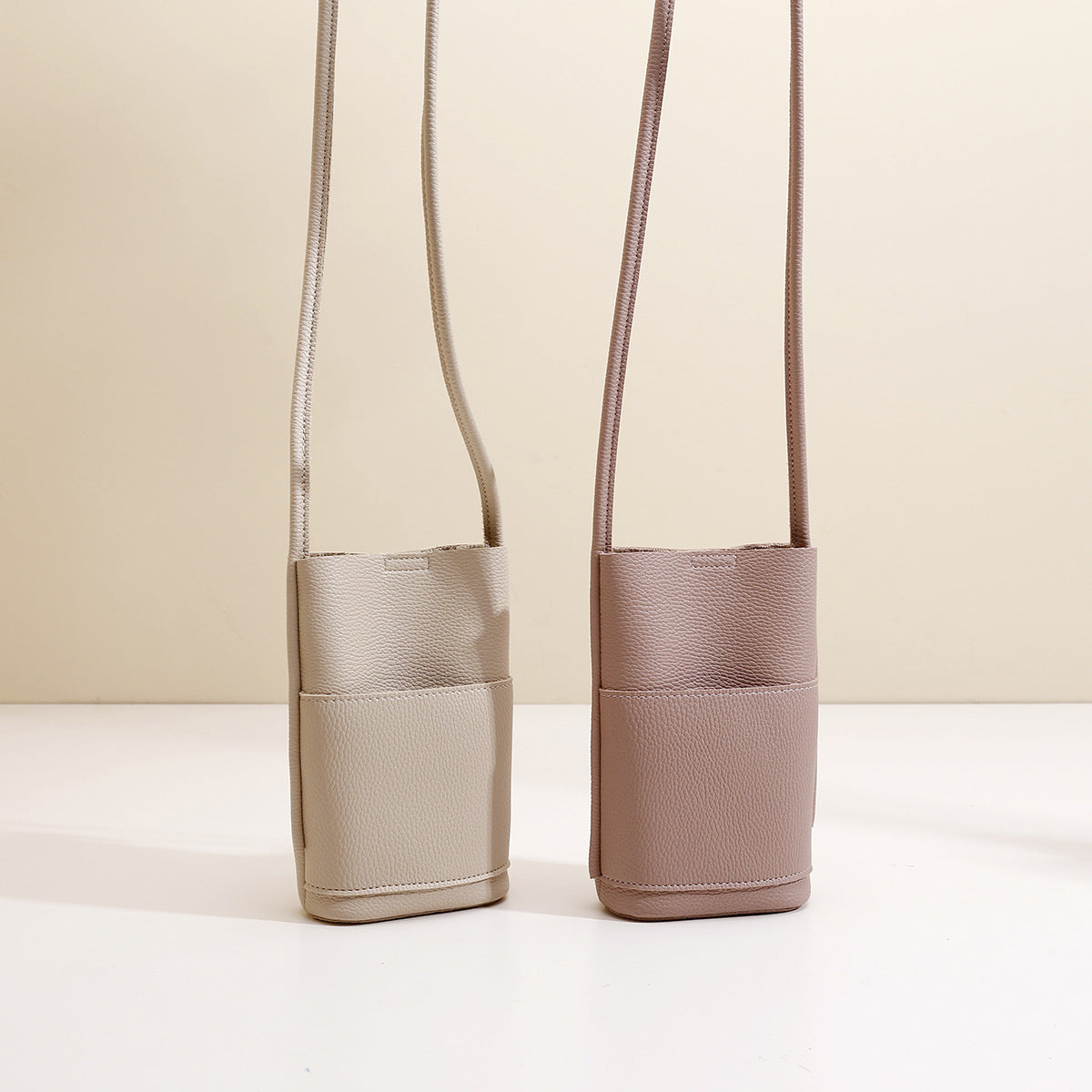High Grade Soft Leather Mobile Phone Crossbody Bag for Women Stylish Use