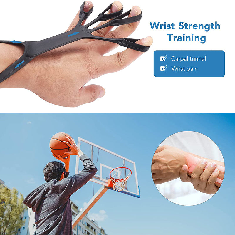 Silicone Finger Stretcher Hand Grip Trainer for Arthritis Relief & Rehabilitation