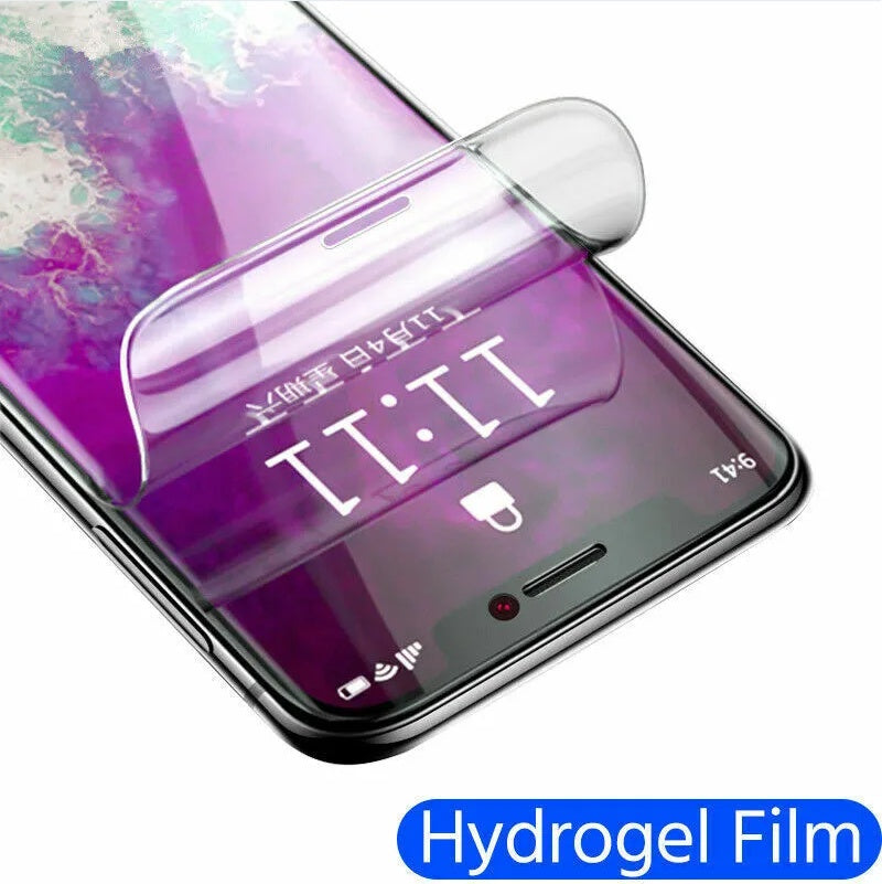Hydrogel Screen Protector Full Coverage Flexible Protection