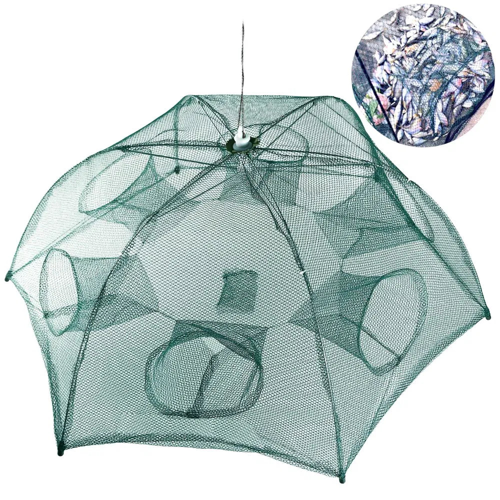 Portable Foldable Fishing Trap Net for Shrimp Minnow Crab