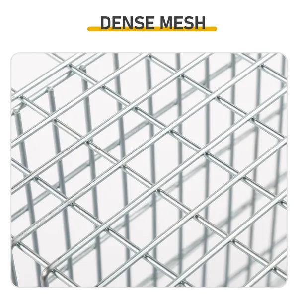 Humane Live Animal Trap Cage with Cover for Outdoor Animal Control