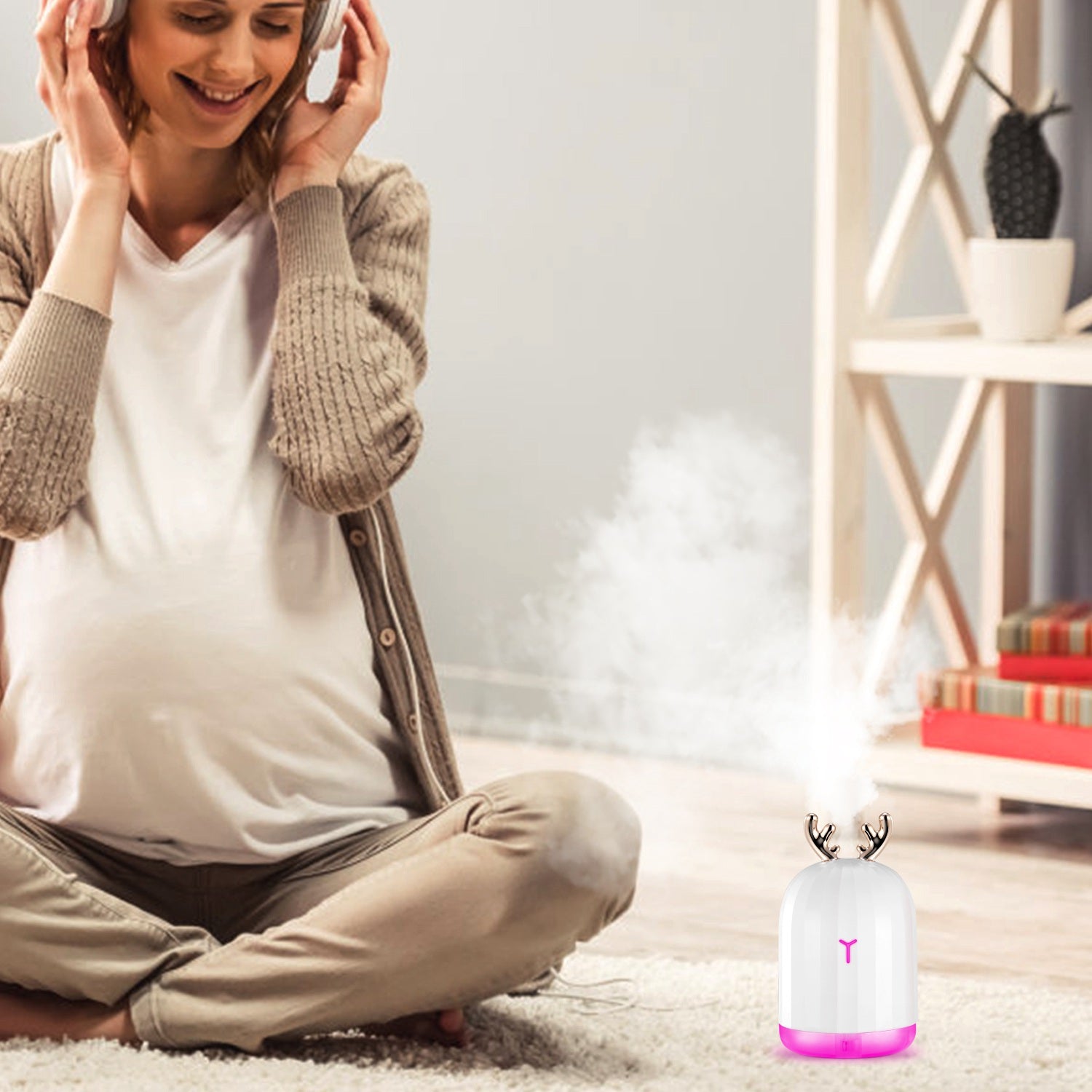 Premium Cool Mist Humidifier Ultrasonic Diffuser LED Light