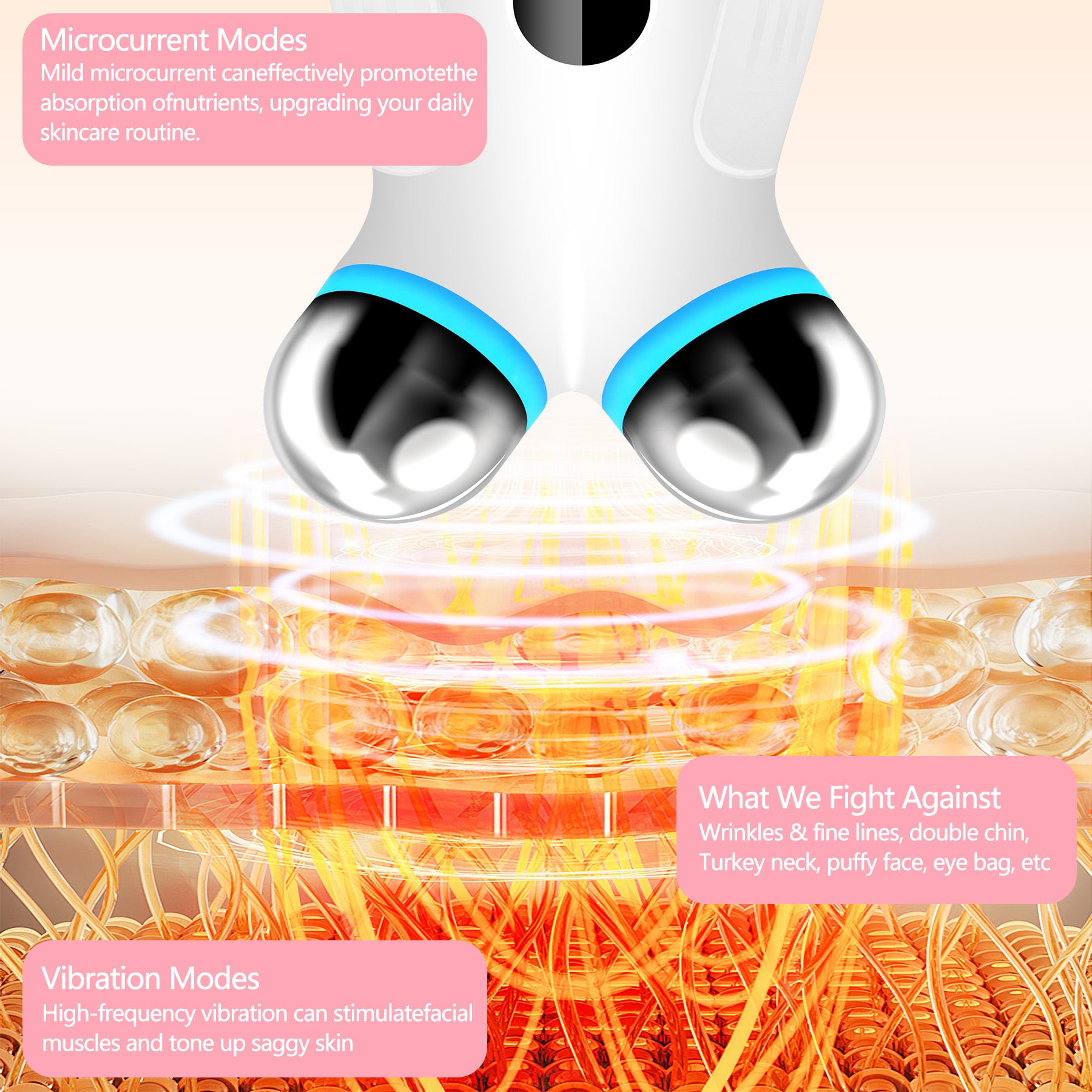 Advanced Microcurrent Facial Device for Anti-Aging & Skin Lift
