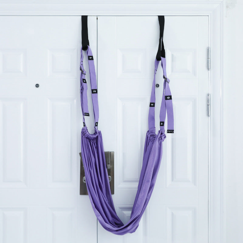 Hip Stretch Yoga Belt Inverted Rope Pull Stretch Strap for Lower Waist & Flexibility Training