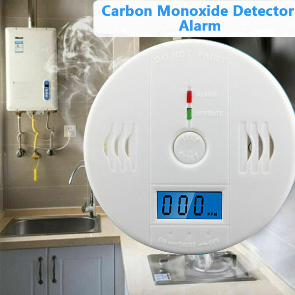 LCD Carbon Monoxide Gas Detector with Safety Alarm