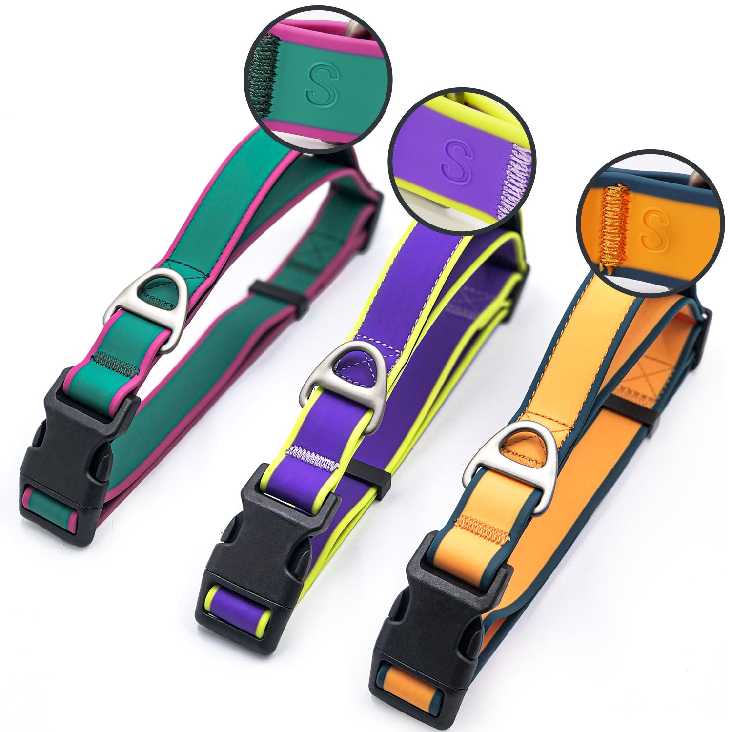 Premium Tactical Dog Collar Adjustable Durable Control Training