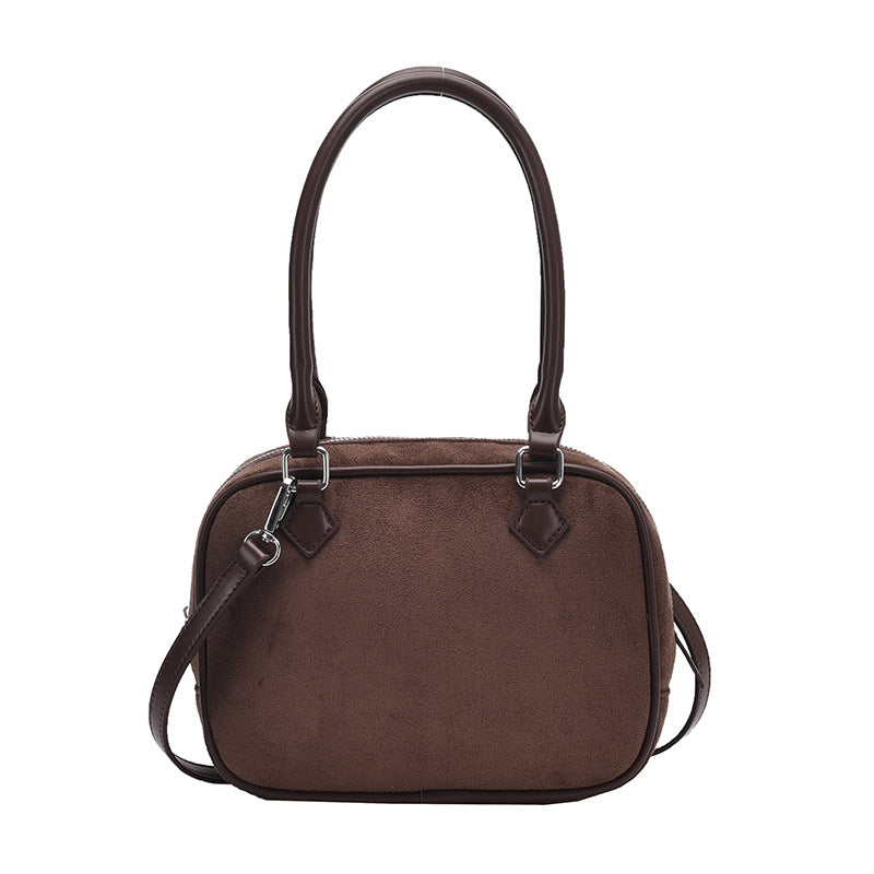 Fashion Suede Crossbody Handbag for Women Special Interest Style Bag
