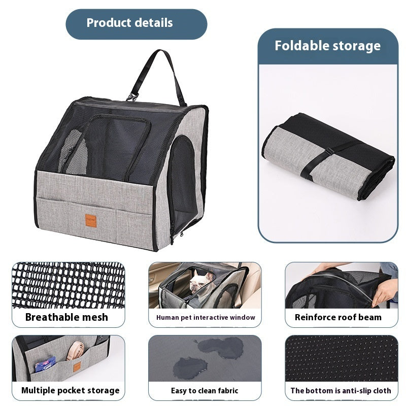 Ultimate Portable Foldable Waterproof Pet Car Mat Durable Travel Solution