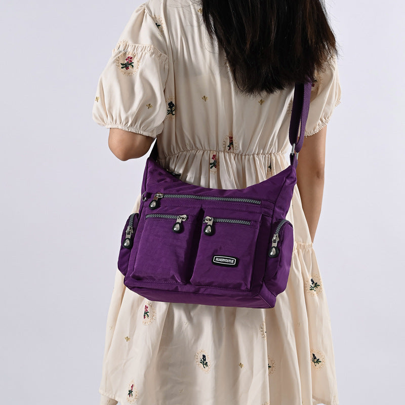 Women Shoulder Bags Waterproof Multi Pocket Crossbody Handbags for Daily Use