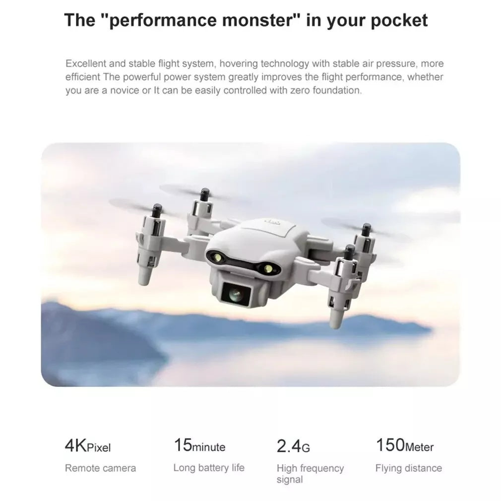 V9 Mini Foldable Drone 720P HD Camera RC Quadcopter for Kids