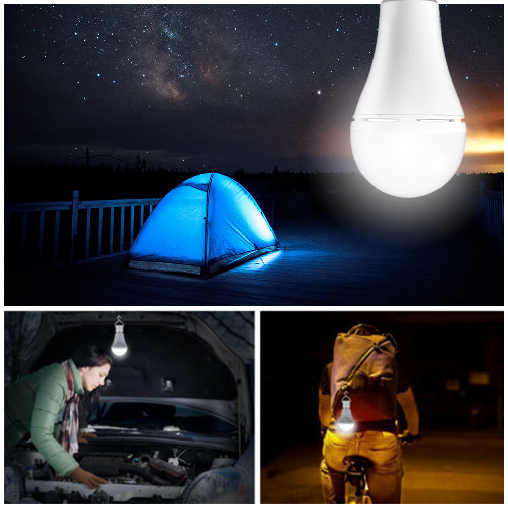 Rechargeable LED Emergency Bulb 12W Backup Light E27 Fast Charge