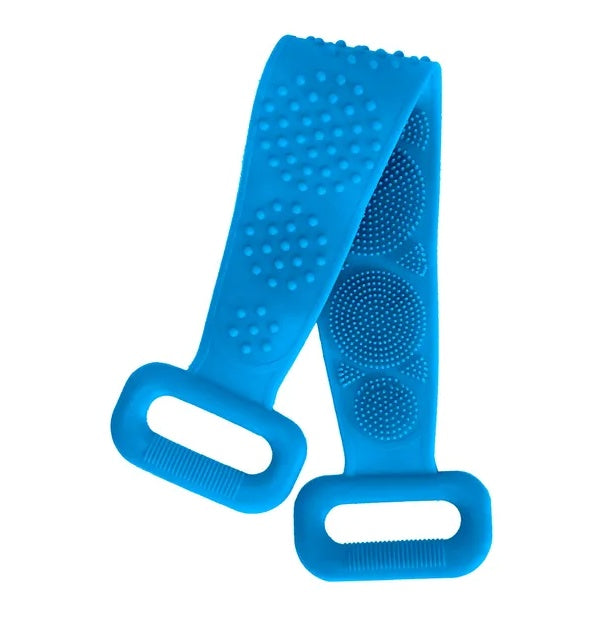 Silicone Back Scrubber Belt Exfoliating Shower Body Brush