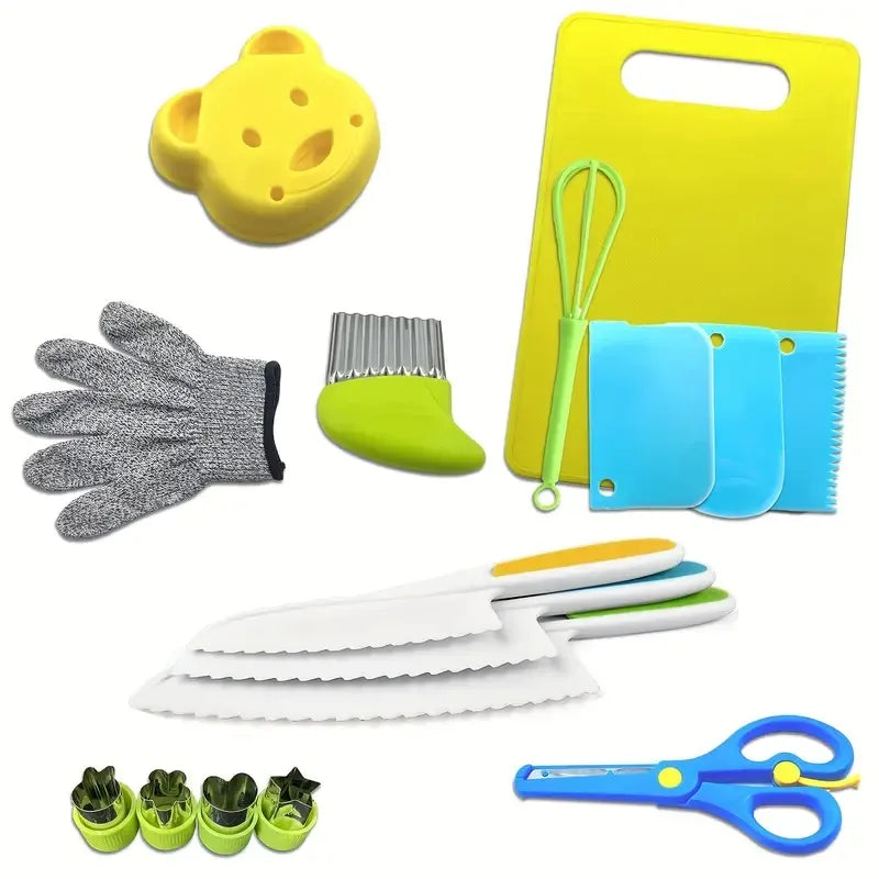 Fun and Safe Kids Cooking Set Real Tools for Young Chefs