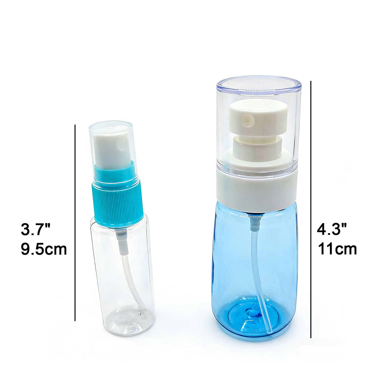2 Pack Blue Spray Bottles Refillable Multipurpose Sprayer