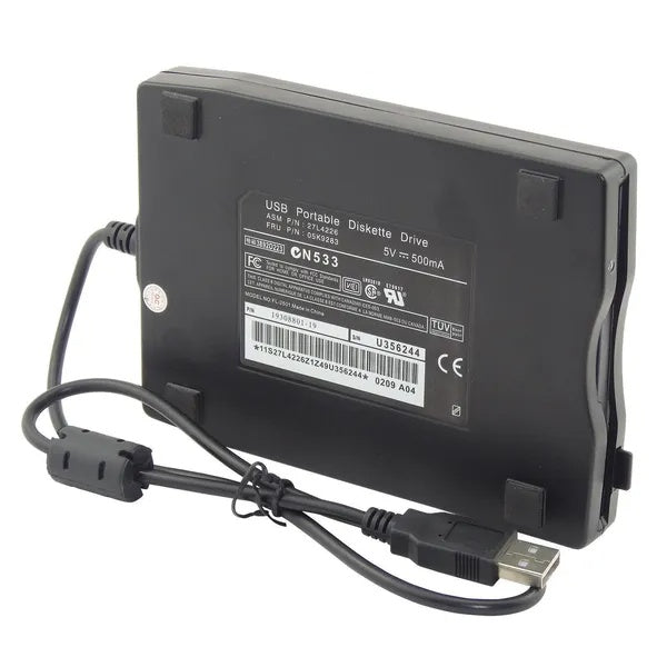 High-Speed USB External Floppy Disk Drive for Laptop PC Mac Use