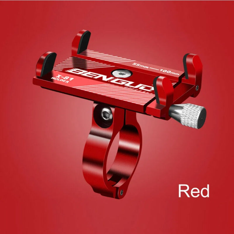Aluminum Bike Phone Mount Handlebar Holder for GPS Secure
