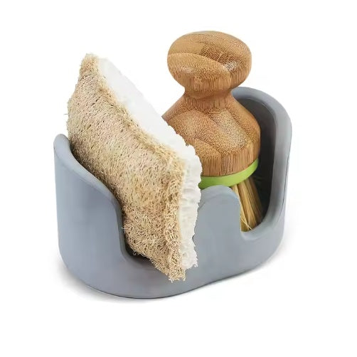 Diatom Mud Sponge Rack Sink Caddy for Kitchen & Bathroom