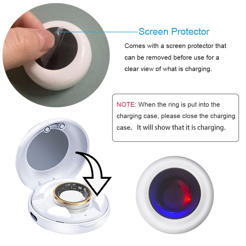 Smart Ring Charging Case Magnetic Portable Charger 200mAh COLMI