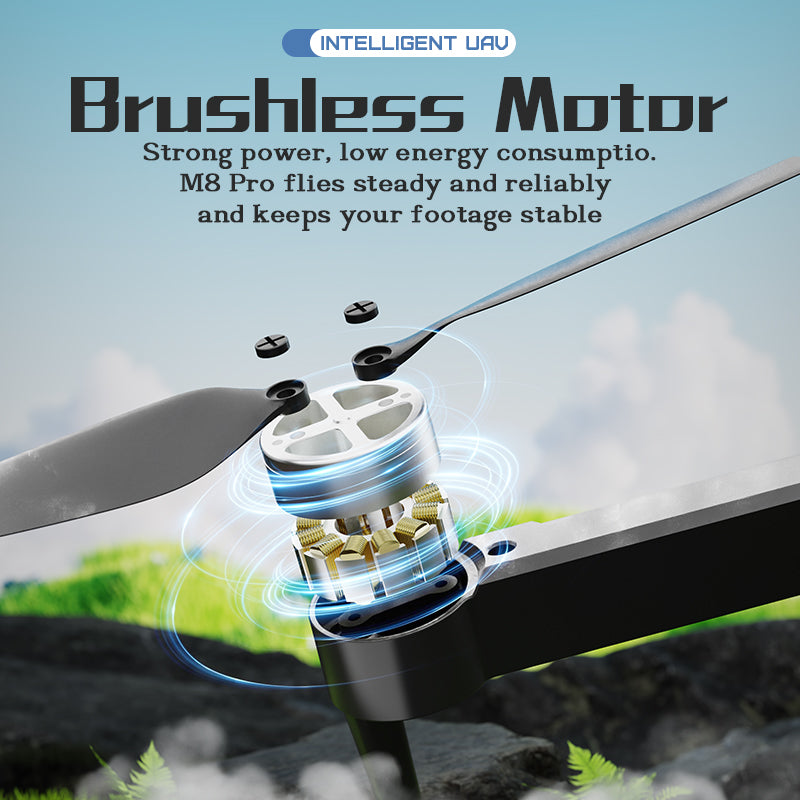 M8 Pro Drone 6K Camera RC Quadcopter Altitude Hold