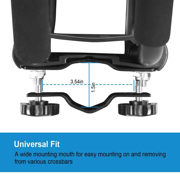 Universal J Bar Kayak Carrier Heavy Duty 220LBS Canoe Roof Rack Kit