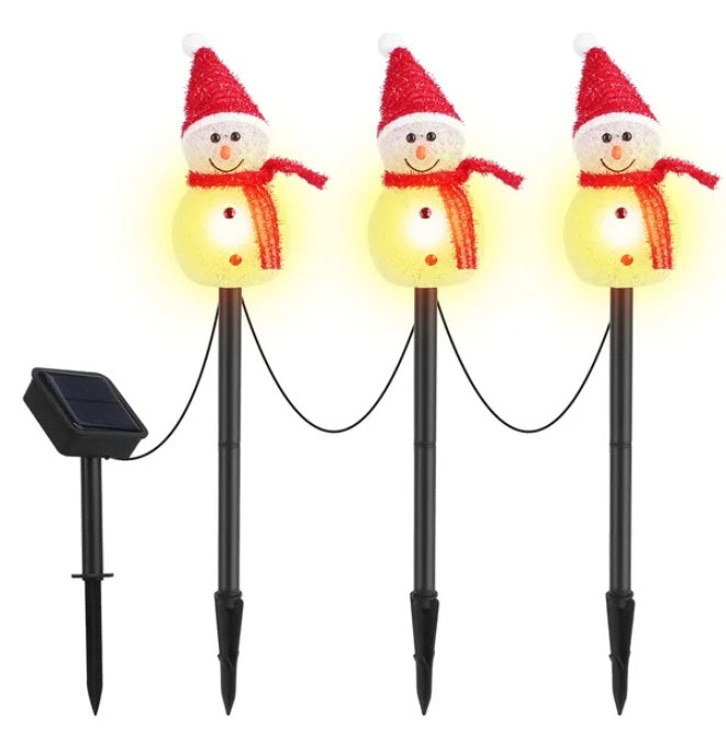 Christmas Santa Landscape Light Waterproof Outdoor Decorative Lamp