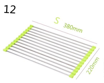Folding Stainless Steel Kitchen Sink Rack