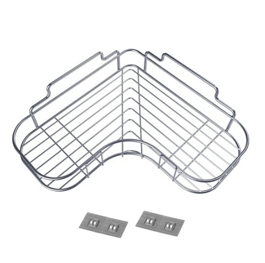 Rustproof Corner Shower Caddy Shelf Space Saving Organizer Rack
