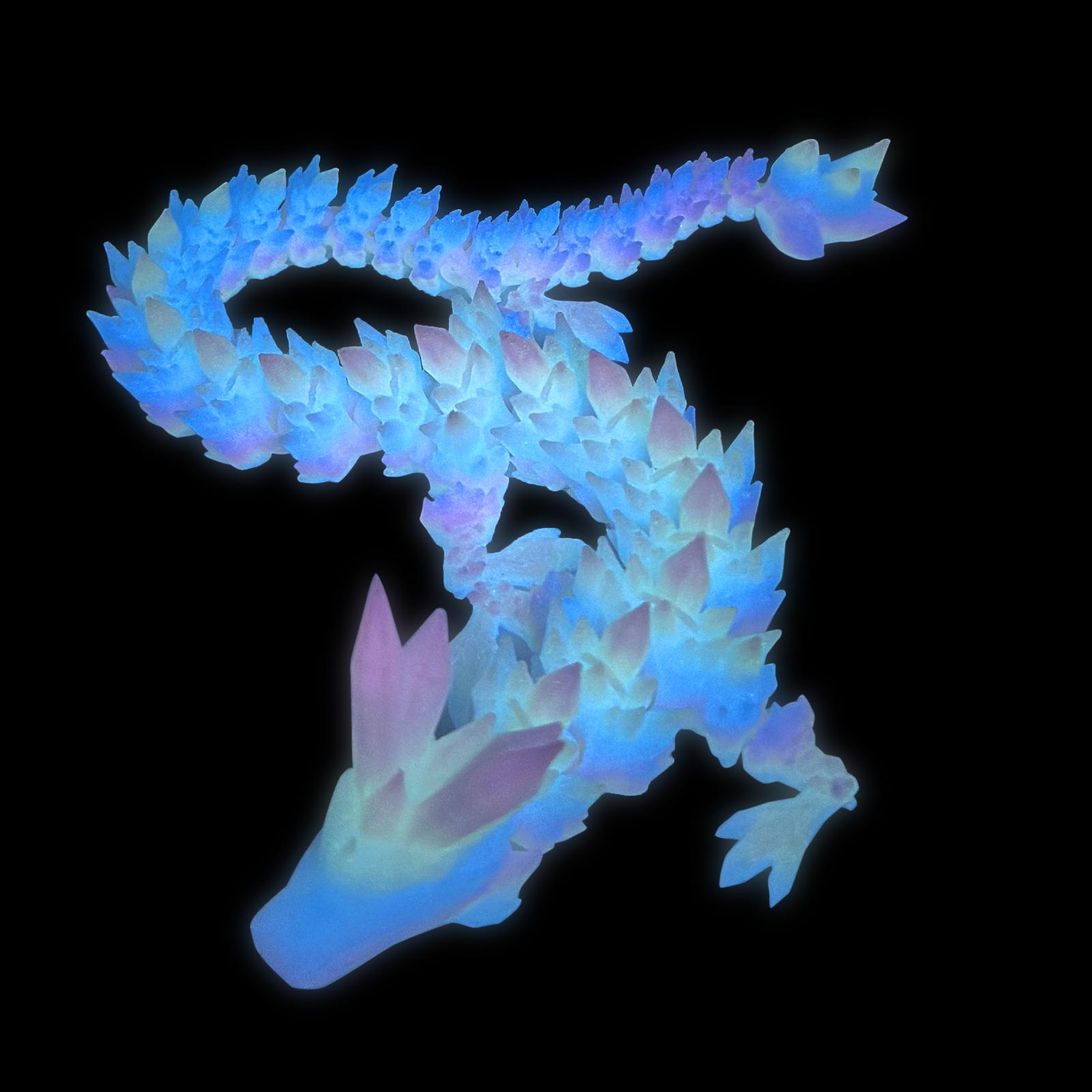 Premium Diamond Pattern Dragon Decorative Figurine Home Ornament
