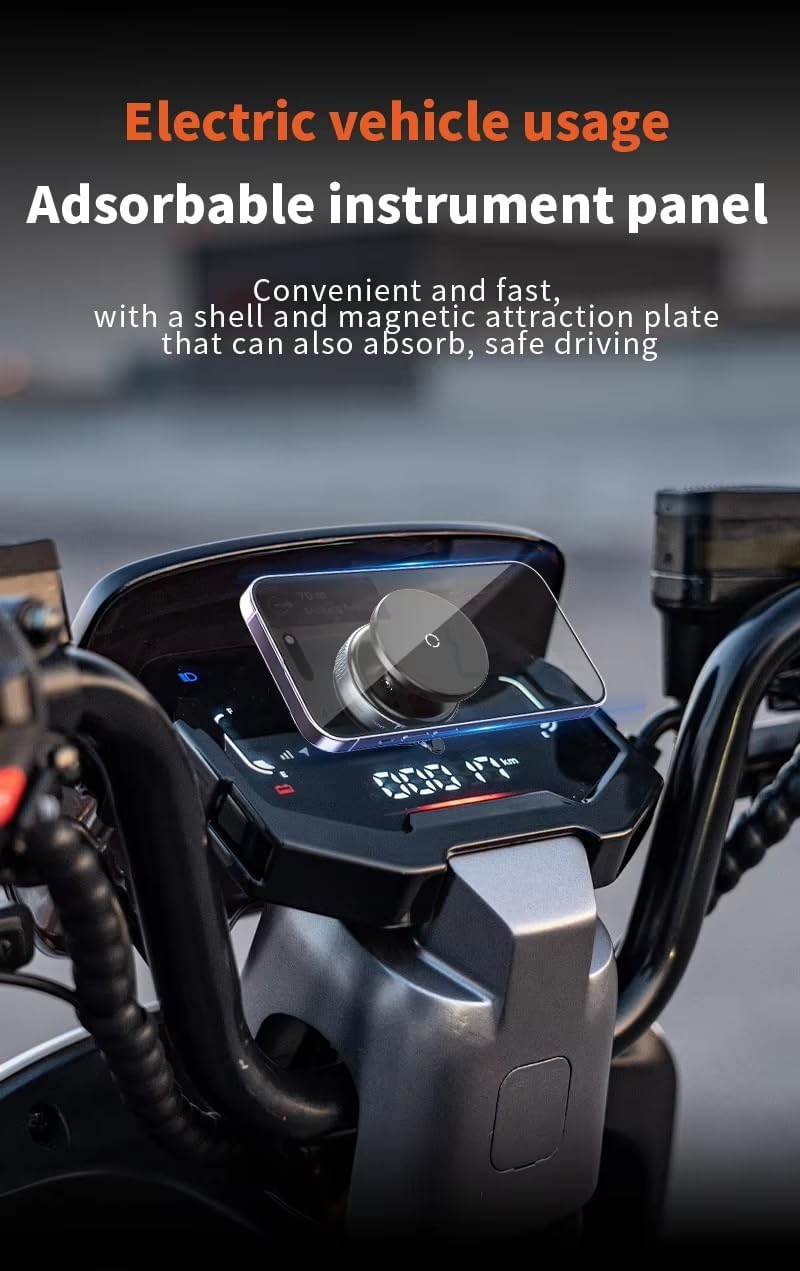Car Phone Holder 360 Adjustable Magnetic Suction Mount Strong Grip