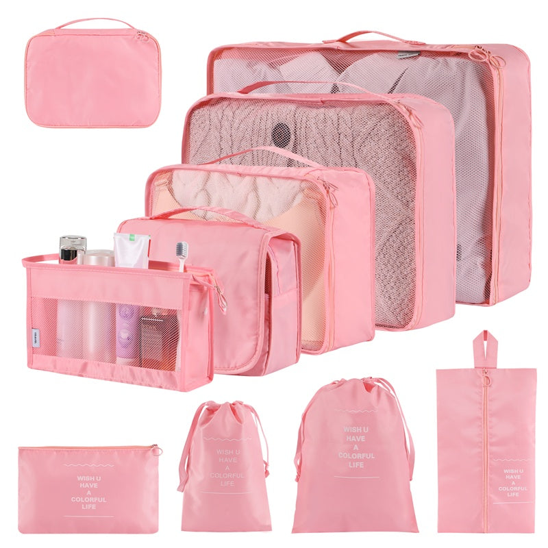 Minimalist Solid Color Storage Bag for Home Organization