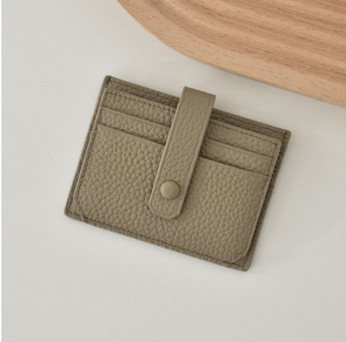 Ultra Thin Womens Card Holder Korean Style Multi Card Slot Slim Wallet