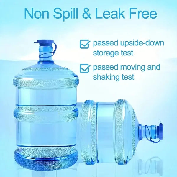 3-Piece Reusable Water Bottle Caps for 3 & 5 Gallon Bottles