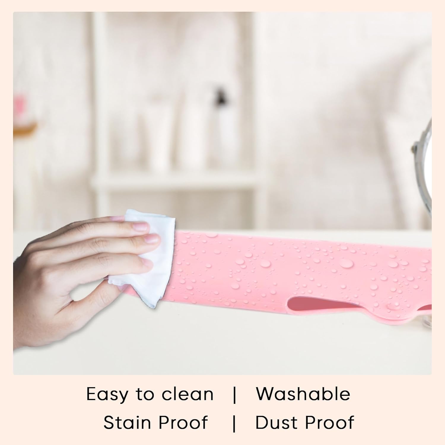 Travel Makeup Brush Holder Silicone Organizer Case Waterproof