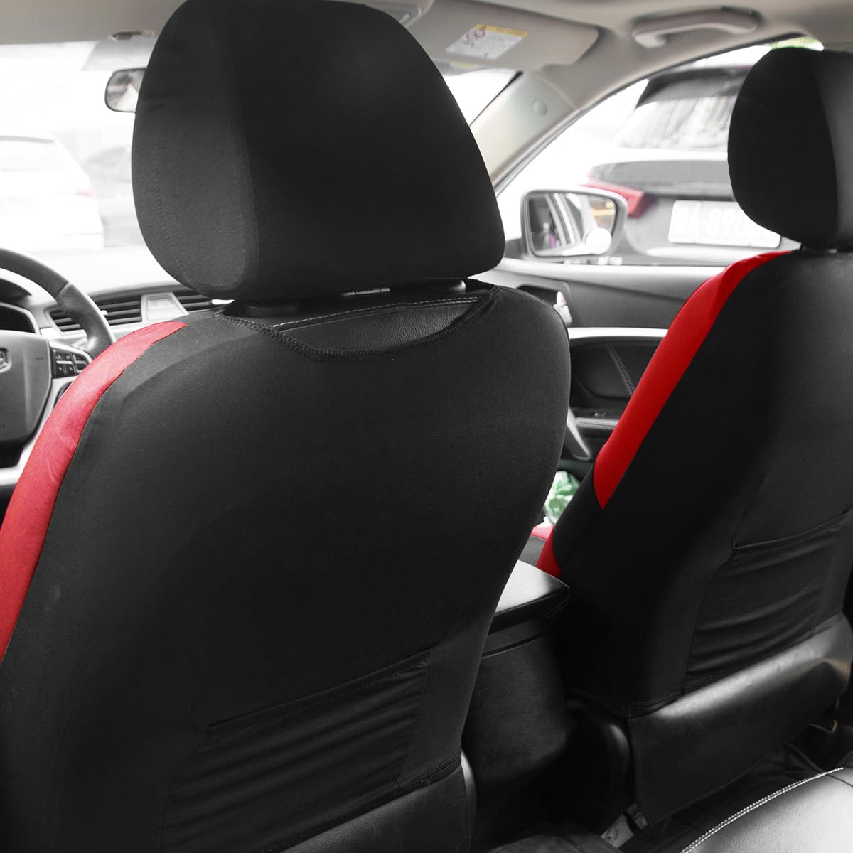 Premium Front Car Seat Covers Set Breathable Sport Cushion