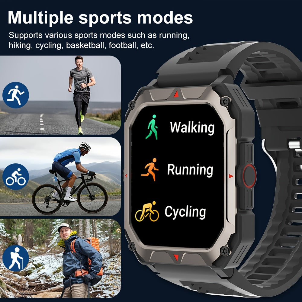 Men’s Smart Watch With Calling Fitness Tracker HD Display