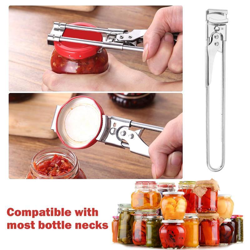 Adjustable Stainless Steel Can and Jar Opener