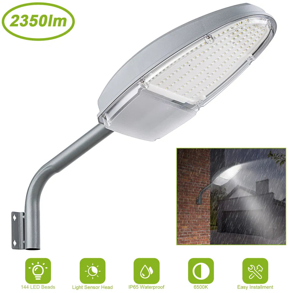 LED Wall Pack Light 144 LEDs IP65 Dusk to Dawn Outdoor Lamp
