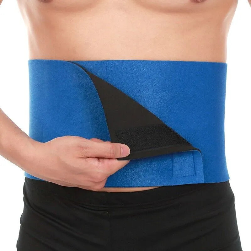 Waist Trimmer Belt Sweat Band Wrap for Slimming & Fitness
