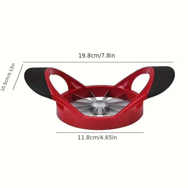 Premium Stainless Steel Apple Slicer Corer with 12 Blades