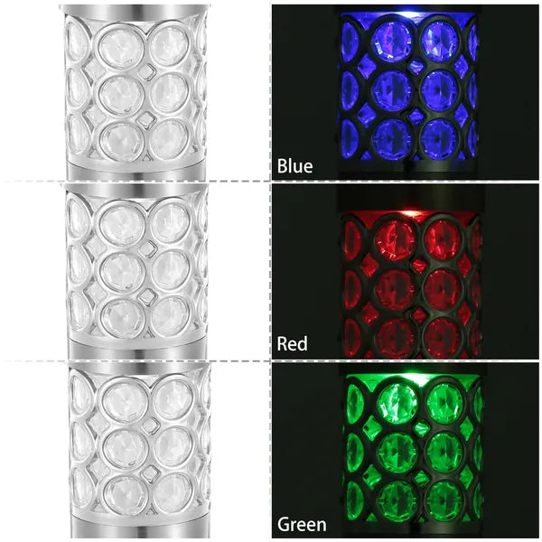 Color Changing Solar Garden Lights Waterproof RGB Outdoor Decor