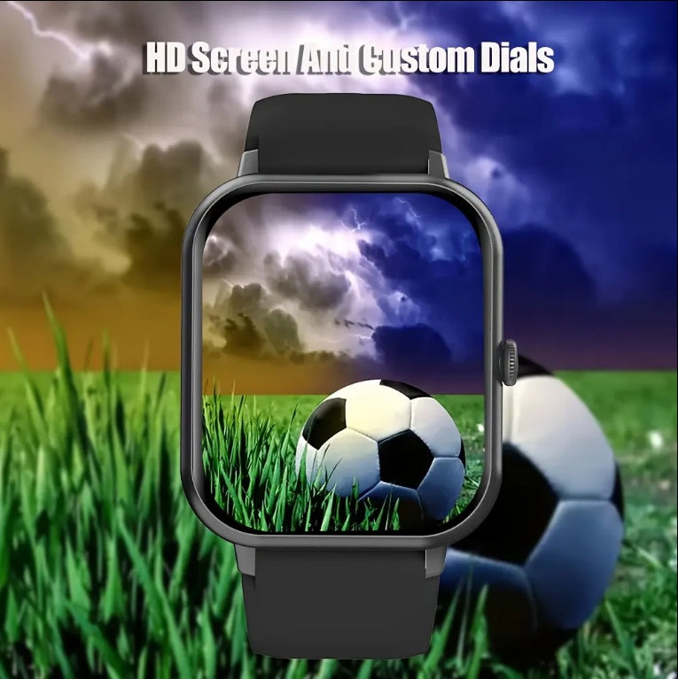 ZL54CJ Square Smartwatch Bluetooth Call Heart Rate Fitness Tracker