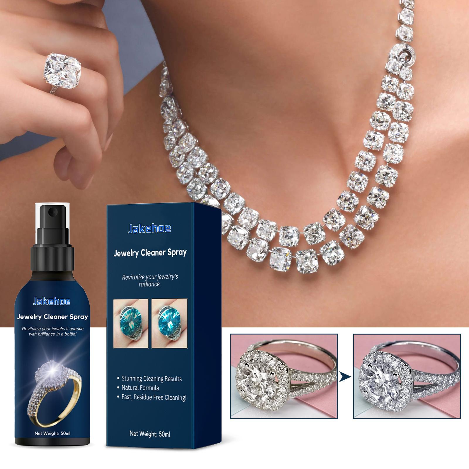 Jewelry Cleaner for Gold Necklace Stain & Tarnish Removal