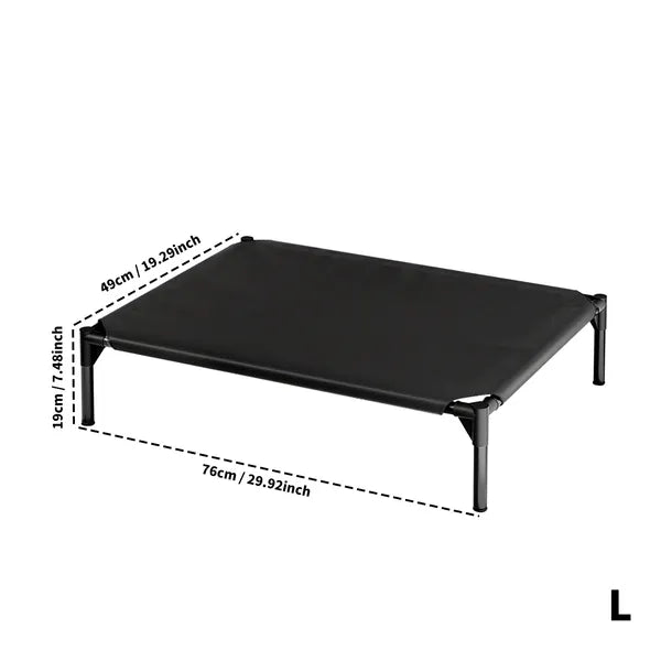 Breathable Raised Dog Bed – Elevated Oxford Pet Bed for Small, Medium & Large Dogs