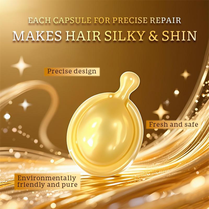 Portable Hair Oil Capsules for Travel Daily Frizz Control Care