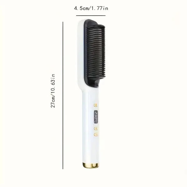Ionic Hair Straightening Brush with 30 Temp Settings