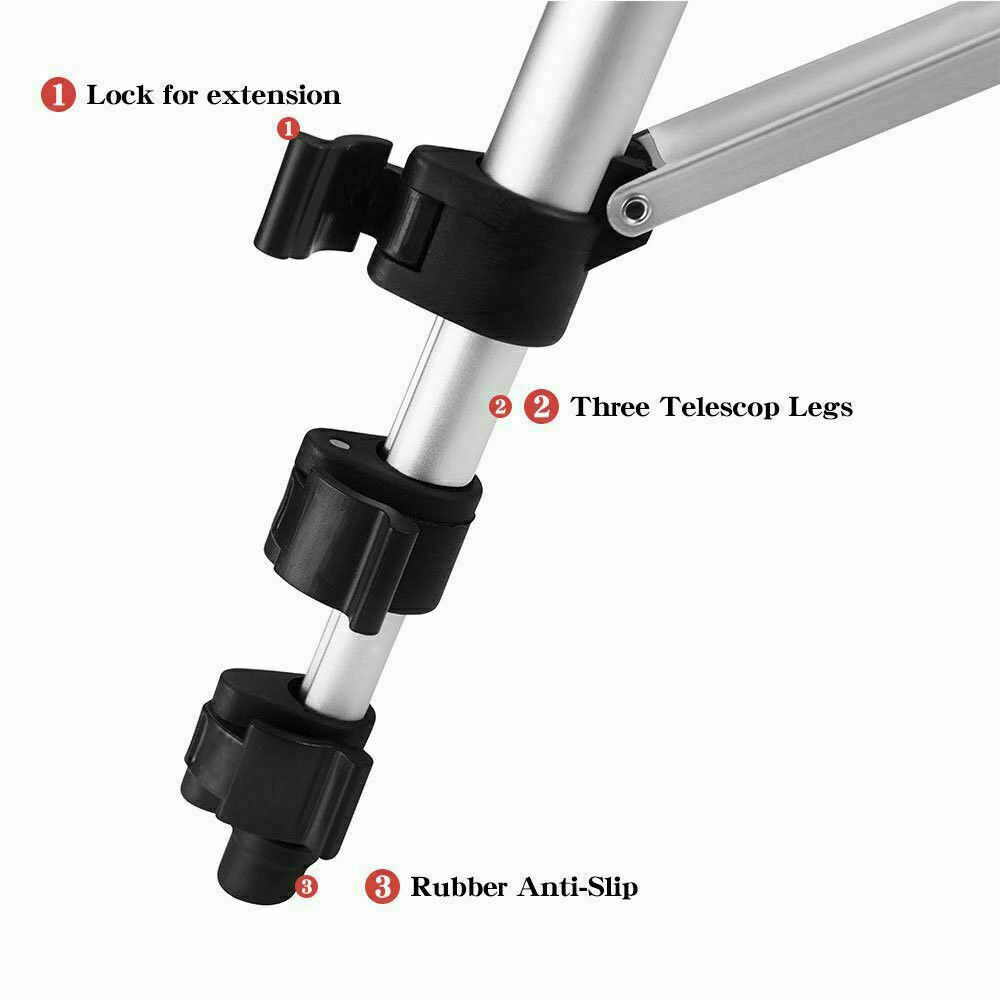 Professional Camera Tripod Stand Phone Holder Portable Mount