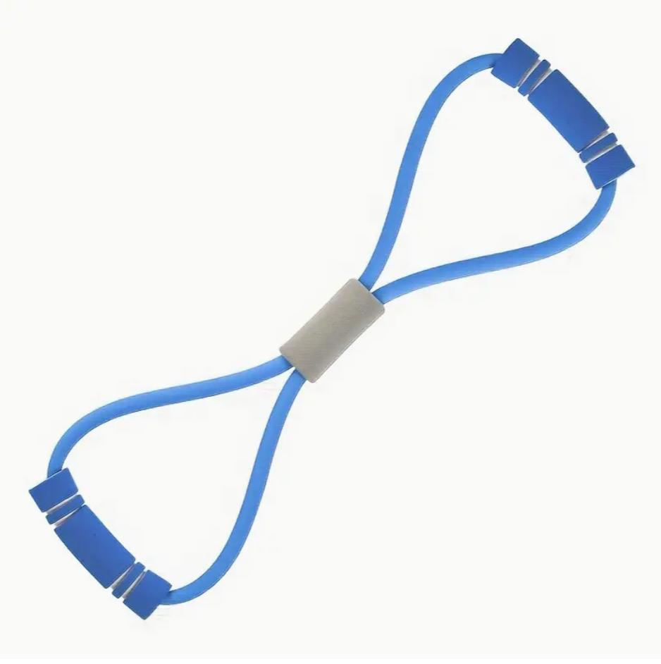 8-Shaped Elastic Resistance Workout Band for Fitness, Strength & Toning